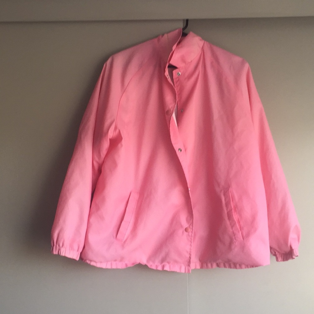Pink windbreaker